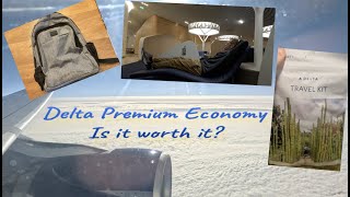 Delta Premium Economy  Is It Worth The Extra 1000 [upl. by Elamor]