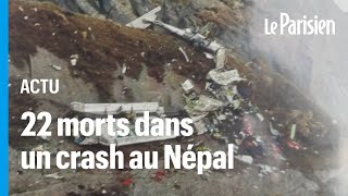 Crash d’un avion à 4000 m daltitude au Népal  les corps des 22 victimes retrouvés [upl. by Anaujnas]