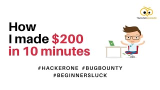 How I Earned 200 in just 10 minutes bugbounty hackerone [upl. by Chauncey]