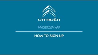 MyCitroën app How to Activate [upl. by Aneeb220]