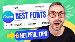 How to Find and Save the BEST FONTS in Canva [upl. by Allicirp]