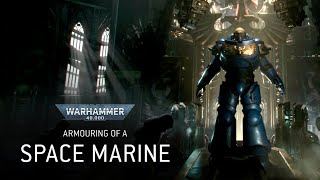 The Armouring of a Space Marine Cinematic  Warhammer 40000 [upl. by Hedve]