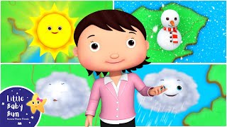 Learn Weather Song  Little Baby Bum  Classic Nursery Rhymes for Kids [upl. by Utley]