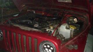 HOW TO REPLACE CRANKSHAFT SENSOR JEEP WRANGLER TJ 40 [upl. by Eelidnarb]