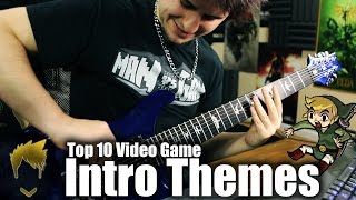 Top 10 Video Game Intro Themes  Guitar Medley FamilyJules7x [upl. by Aisel]