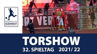 Torshow 32 Spieltag Regionalliga Südwest 202122 [upl. by Ing910]