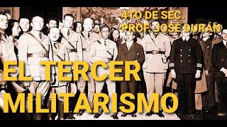 4TO DE SEC  HIST DEL PERÚ  EL TERCER MILITARISMO [upl. by Ailekahs496]