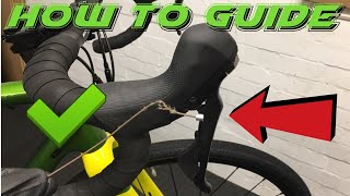 How To Remove A Broken Shift Cable  Shimano Shift Levers [upl. by Hcahsem]