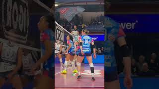 MATCHPOINT NOVARA 🤩 volleyball seriea1 [upl. by Hentrich]