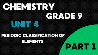 CHEMISTRY GRADE 9 CHAPTER 4 PART 1 By AFAAN OROMOO [upl. by Gary261]