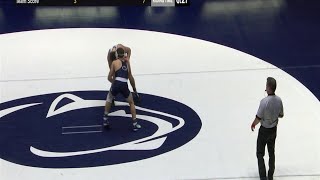 Wrestling Indianas Davey Tunon vs Penn States Zain Retherford  149 Lbs [upl. by Clintock]