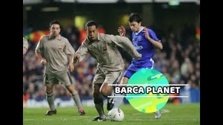 Barcelona vs Chelsea 45 UCL 20042005  Amazing Ronaldinho  All Goals and Highlights [upl. by Nickelsen]