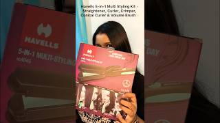 havellsindia 5in1 Multi Styling Kit hairstyle hairtransformation basichairstyle [upl. by Arhez345]