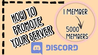 how to promote your discord server  Discord Tutorial [upl. by Evilc]