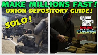 Make MILLIONS Fast With This SOLO Union Depository Guide GTA Online [upl. by Oaht]