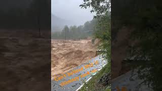 Cant believe this is chimney rock NC after hurricane helene [upl. by Lulu]