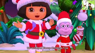 Dora and Friend The Explorer Cartoon ChristmasNoël [upl. by Gregor407]