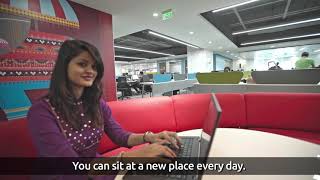 Modern Office Space  Capgemini at GAR Hyderabad [upl. by Ettenuahs]