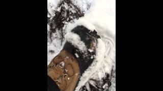 Patagonia Alpine Guide Pants and The North Face boot make the perfect snow campout pair [upl. by Ajoop]