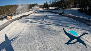 Mount Sunapee Opening Day Runs  SNOWBOARDING [upl. by Lihas]