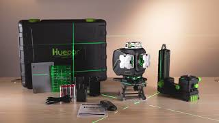 Huepar 4D Cross Line Laser Level S04CG Review [upl. by Audrye]