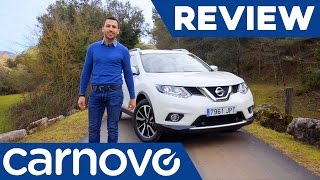 Nissan XTRAIL 2017  SUV  Opinión  Review  Prueba  Test en español  Carnovo [upl. by Kersten]