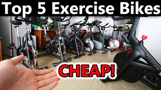 TOP 5 Exercise Bikes Under 1000 Excellent Peloton alternatives [upl. by Camille]