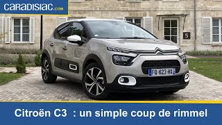 Essai  Citroën C3 restylée  simple coup de rimmel [upl. by Tuchman]