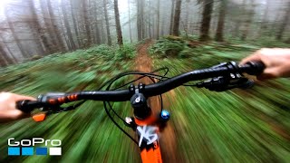 GoPro Foggy Forest MTB [upl. by Annice]