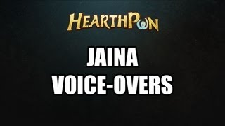 Hearthstone Heroes of Warcraft  Jaina Proudmoore Gameplay Voiceovers [upl. by Hirz]