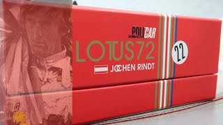 132 Policar Jochen Rindt Lotus 72  Dedication Limited Edition [upl. by Sebbie]