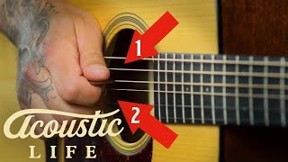 Try Chicken Pickin on Acoustic Guitar 2 EASY Exercises [upl. by Awuhsoj]