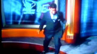 Spencer Tillman does the quothoopty dancequot on live tv [upl. by Deelaw]