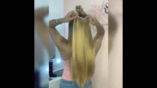 Extensiones de Cabello Natural PASO A PASO [upl. by Yerffoj]