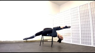 Chair Choreography How to Chair Dance for BeginnerIntermediate  Tutorials by ElizabethBfit [upl. by Ailekahs]