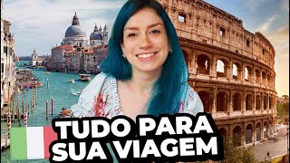 DICAS DE VIAGEM ITÁLIA  33 coisas para SABER ANTES DE VIAJAR [upl. by Torp]