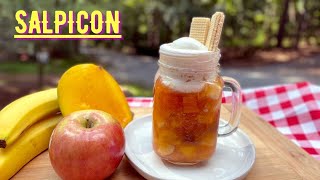 COLOMBIAN SALPICON COLOMBIAN FRUIT COCKTAIL EASY RECIPE STEP BY STEP [upl. by Aramoy189]