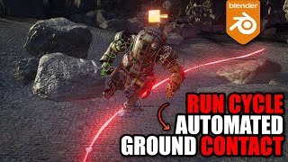 Advanced ground matching run cycle tutorial in Blender [upl. by Noli524]