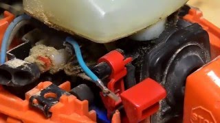 Husqvarna 350  Kill Switch Repair [upl. by Truman]