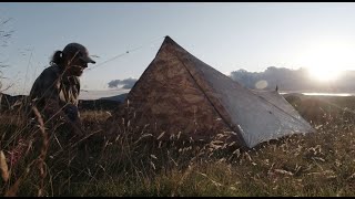 The end of the Cumbria Way Wild camping with the Trekkertent Stealth 15 [upl. by Anaerda701]