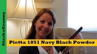 Pietta 1851 Navy Black Powder Revolver 36 Caliber Gun Review [upl. by Hayikaz370]