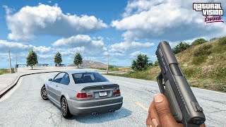 NaturalVision Evolved  Volumetric Clouds Test  GTA V Ultra Realistic Graphics Enhacement [upl. by Eyssej693]