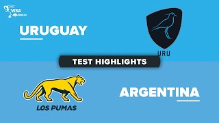 HIGHLIGHTS  URUGUAY v ARGENTINA  July Internationals 2024 [upl. by Mccomb]