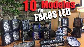 TOP 10 MEJORES FAROS LED para MOTO Que Vale La Pena Comprar [upl. by Nnylahs]