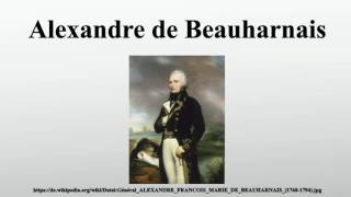 Alexandre de Beauharnais [upl. by Znarf]