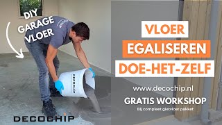 Vloer Egaliseren Met Egaline  Doe Het Zelf [upl. by Ettessil]