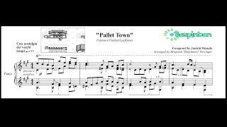 Pokémon FireRedLeafGreen quotPallet Townquot  Piano Sheet Music [upl. by Eelyahs155]