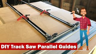 How To Make DIY Parallel Guides For Your Track Saw [upl. by Lorien]