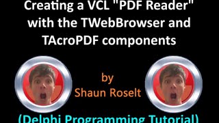 Creating a VCL quotPDF Readerquot Delphi Programming Tutorial [upl. by Eikcuhc]