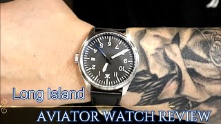 Islander Aviator Watch Review ISL45 Best Budget Flieger [upl. by Notneb]